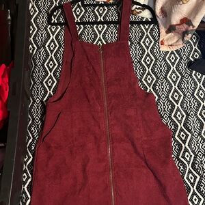 SHEIN Burgundy Dress with Zipper